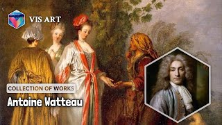 200 Drawings and Paintings by Antoine Watteau A Stunning Collection HDPart 13 [upl. by Sumedocin]