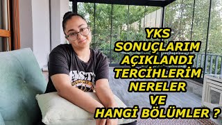 YKS SINAV SONUÇLARIM AÇIKLANDI TERCİHLERİMİ BELİRLEDİM ÇOK ŞAŞIRACAKSINIZ [upl. by Kedezihclem]