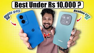 ഏതാണ് Best 5G Smartphone Under 10K  moto g45 5G Vs Realme C63 5G  Detailed Comparison Malayalam [upl. by Eicram]