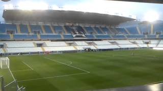 El himno de la UEFA Champions League en La Rosaleda [upl. by Loseff]