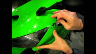 How to Fix a Motorcycle Fairing for less than 10 [upl. by Llerahs]