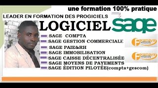 SAGE 100 RAPPROCHEMENT BANCAIRE 1ère partieRapprochement manuel [upl. by Ystap]