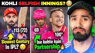 Mood Kharab Virat Kohli Century WASTED 💔  Jos Buttler 100 🔥  RR vs RCB [upl. by Champ]