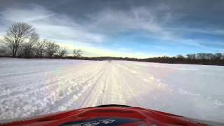 Chautauqua Lake Snowmobile Club Trail January 4 2014 [upl. by Carlynne478]