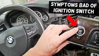 BMW SYMPTOMS OF BAD IGNITION SWITCH ENGINE START SWITCH BMW F10 F11 520i 523i 525i 528i 530i 535i 5 [upl. by Eunice]