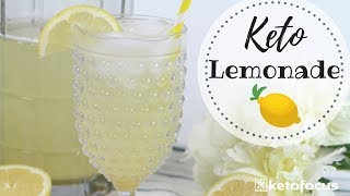 How to make the BEST Keto Lemonade  Sugar Free Lemonade [upl. by Daukas]