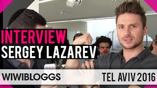 Sergey Lazarev Russia at Israel Calling TelAviv Eurovision Party  Interview  wiwibloggs [upl. by Eikcuhc]