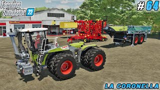 Boosting Fertilization and Sowing with Latest Tractor and Equipment  La Coronella Farm  FS 22 64 [upl. by Eceirahs]