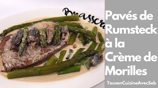 PAVÉS de BOEUF SAUCE au MORILLES tousencuisineavecseb [upl. by Emlynne797]