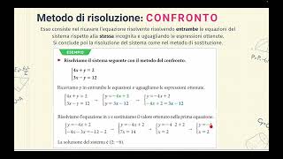 Sistemi Lineari  Confronto [upl. by Correna]