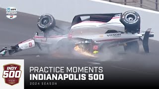 Top moments from Fast Friday practice for 2024 Indianapolis 500  Extended Highlights  INDYCAR [upl. by Jephum]