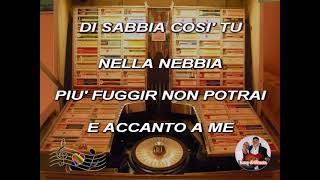 Karaoke Legata ad un granello di sabbia [upl. by Leahcym517]