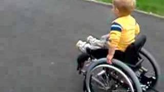 The TiLite Wheelchair Crashing Toddler [upl. by Idroj]