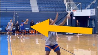 Mikal Bridges outrageous shooting form  Does it need fixing [upl. by Htor]