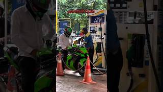 Kawasaki Ninja Zx10r petrol full 🔥  kawasaki viralvideo zx10r publicreaction ninjazx10rlover [upl. by Fernandina]