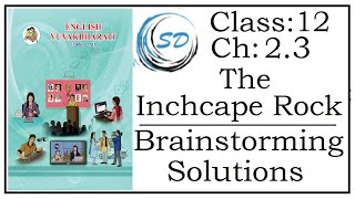 Brainstorming Solutions of Chapter 23 The Inchcape Rock  English Yuvakbharati  Maharashtra [upl. by Dnalel423]