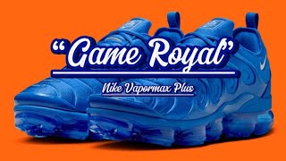 Nike Air Vapormax Plus “Game Royal”  Detailed look  Price [upl. by Hittel]