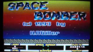 Lets Play Space Bomber Amiga [upl. by Haidedej539]