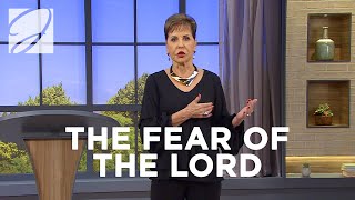 The Fear Of The Lord  Joyce Meyer [upl. by Silsbye]