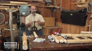 Woodworking Project Tips  Making Rustic Furniture  The Basics [upl. by Nahgeem]