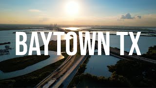 Baytown Tx Aerials  Cinematic Drone Video [upl. by Orms]