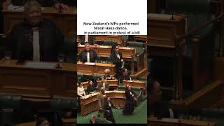 New Zealands MPs performed Maori Haka dance in parliament in protest of a Bill [upl. by Namharludba648]