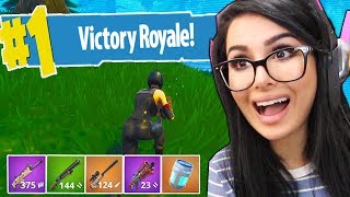 MY FIRST SOLO VICTORY ON FORTNITE BATTLE ROYALE [upl. by Rafferty]