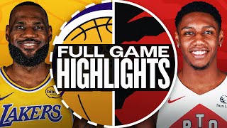 LAKERS at RAPTORS  FULL GAME HIGHLIGHTS  November 1 2024 [upl. by Naillimixam]