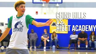 LaMelo Ball Has To Lead Chino Hills WITHOUT BROTHERS Chino Hills VS Ribet Academy FULL HIGHLIGHTS [upl. by Zantos]