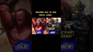 balmond old vs new voice lines mobilelegend mlbb viral [upl. by Hastings]