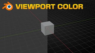 Change VIEWPORT COLOR in Blender [upl. by Nortal]