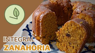 TORTA DE ZANAHORIA y harina INTEGRAL 🥕🥕🥕  EL FUTURO ES VEGANO [upl. by Ettenna]