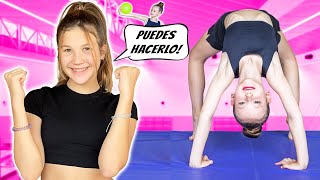 MI HERMANITA VENCE SU MIEDO EN GIMNASIA  Preparamos su competición ❤️ Daniela Golubeva [upl. by Martino]