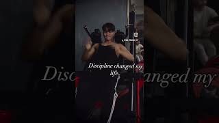 Motivation can change your day but Discipline changed my life [upl. by Ytnom444]