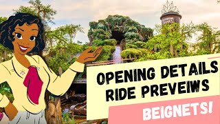 Tiana’s Bayou Adventure Opening Details amp Previews [upl. by Richardson584]