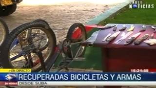 En operativo de la Policía logran recuperar 10 bicicletas [upl. by Nashom]