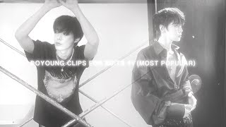 DOYOUNG CLIPS FOR EDITS 1 MOST POPULAR [upl. by Algernon623]