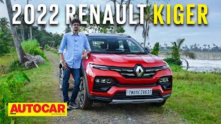 2022 Renault Kiger review  A Good Increment  First Drive  Autocar India [upl. by Ehling]