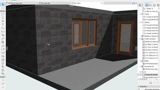 ARCHICAD MATERIAUX DE CONTRUCTION PART 1 [upl. by Dacie]