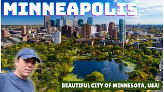 Tour of Downtown Minneapolis Road Trip Alaska USA to Toronto Canada  Reel 47 [upl. by Annodam43]