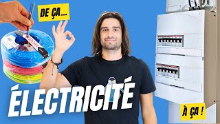 Électricité Facile  Faire une installation complète [upl. by Imotih]