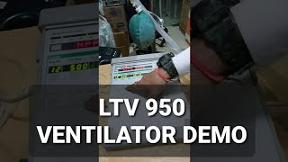 LTV 950 Demonstation ltv1000 ventilaor icuventilator transportventilator draeger ge ot aiims [upl. by Adihsar981]