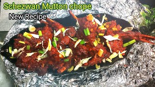 Schezwan Mutton Chops  The Spiciest Meat [upl. by Radborne]