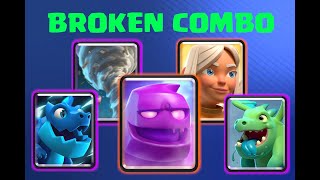 BEST ELIXIR GOLEM DECK IN CLASH ROYALE PLAYING EGOLEM HEALER LIVE IN A GRAND CHALLENGE [upl. by Aivon438]