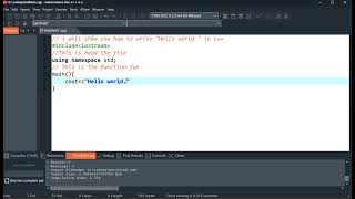 How to write quotHello world in Cquot [upl. by Fischer667]