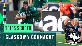 Glasgow v Connacht  Try highlights  Preseason 202425 [upl. by Lalita]