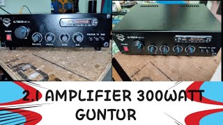 21 AMPLIFIER300 WATT LOW PRICE TO GUNTUR CUSTOMER HampS AUDIO HOME THEATERS [upl. by Deryl]