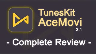 TunesKit AceMovi  Video Editor Review and Tutorial  2021 [upl. by Severen]