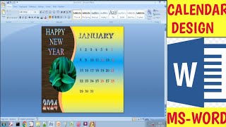 CALENDAR DESIGN IN MSWORDHow to draw calendar design in mswordmswordlogodesignbasic msword [upl. by Nailluj902]