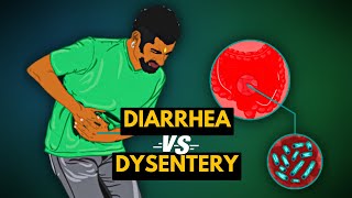 Differences between Diarrhea and Dysentery [upl. by Jakie]